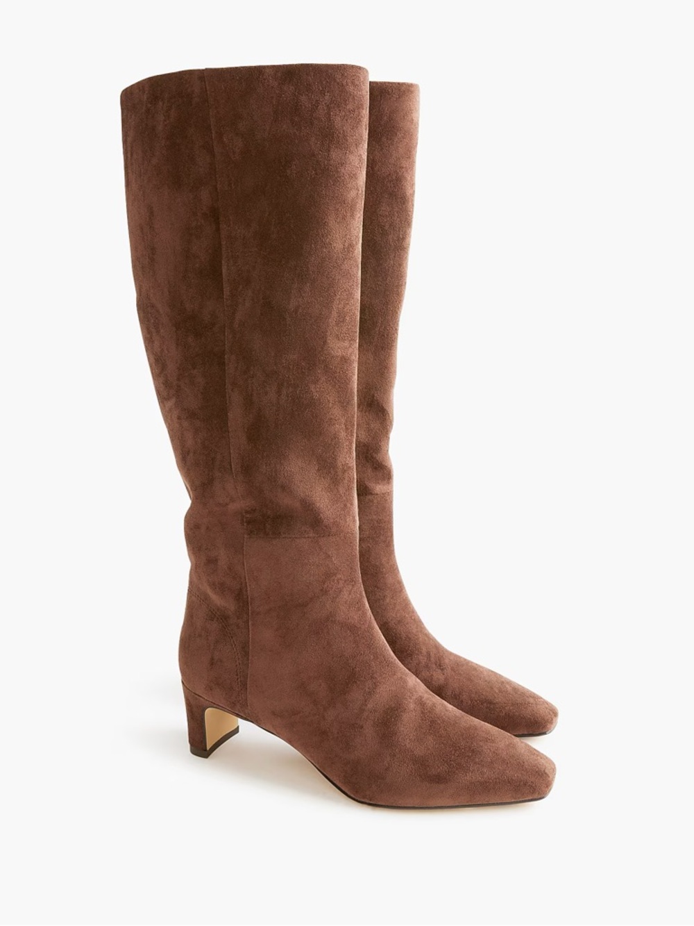J. CREW‎ Emmie Sueded snip-toe tall boots in Dark Brown Size 8 M NWOB $268 CL429